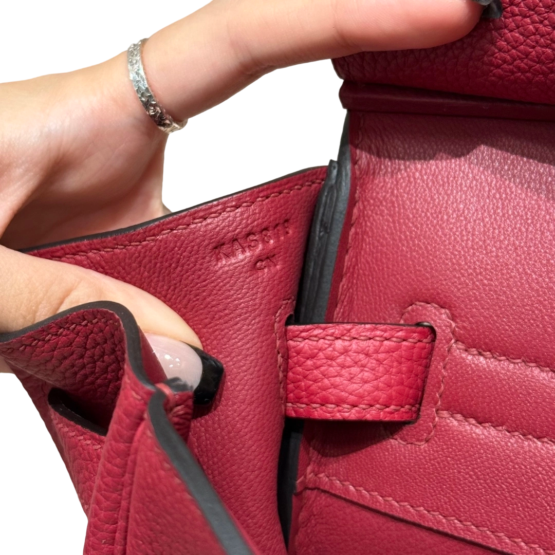 Birkin  Togo – Ruby Red | Palladium