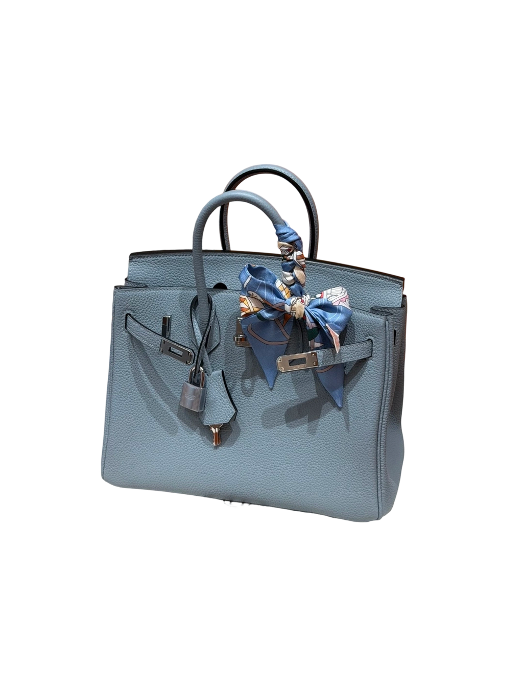 Birkin  Togo – Bleu Lin | Palladium