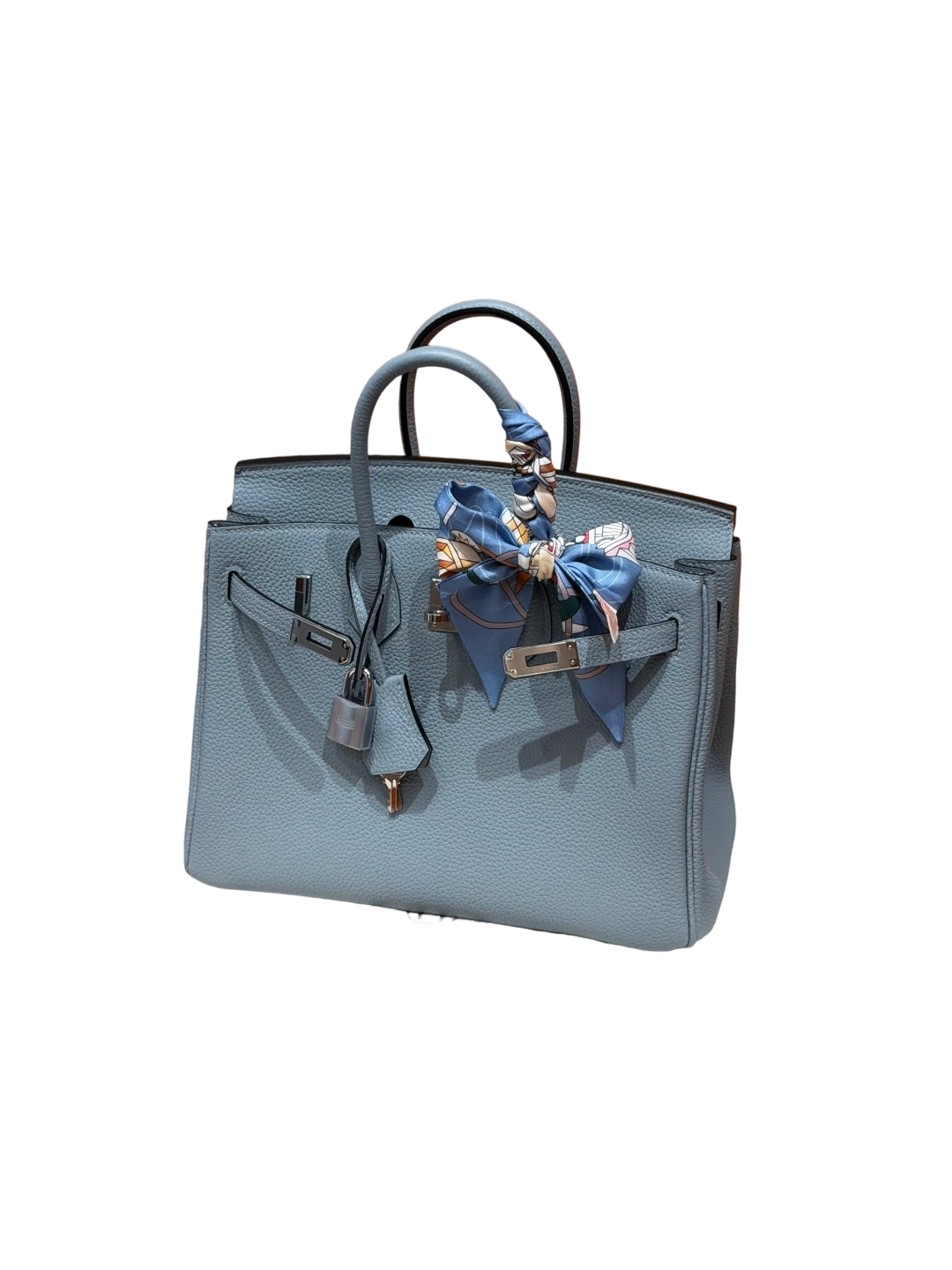 Birkin  Togo – Bleu Lin | Palladium