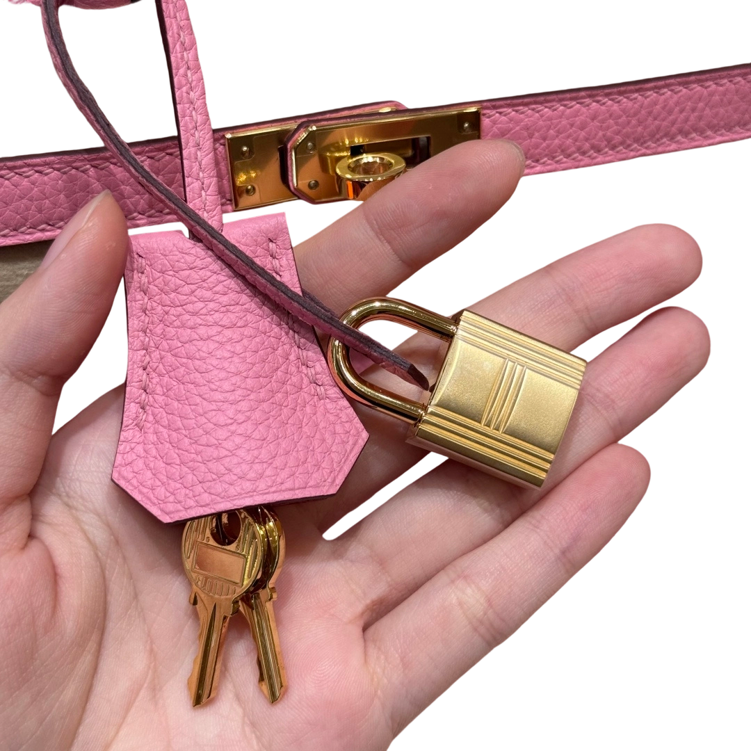 Birkin  Togo – Bubblegum Pink | Gold-Plated