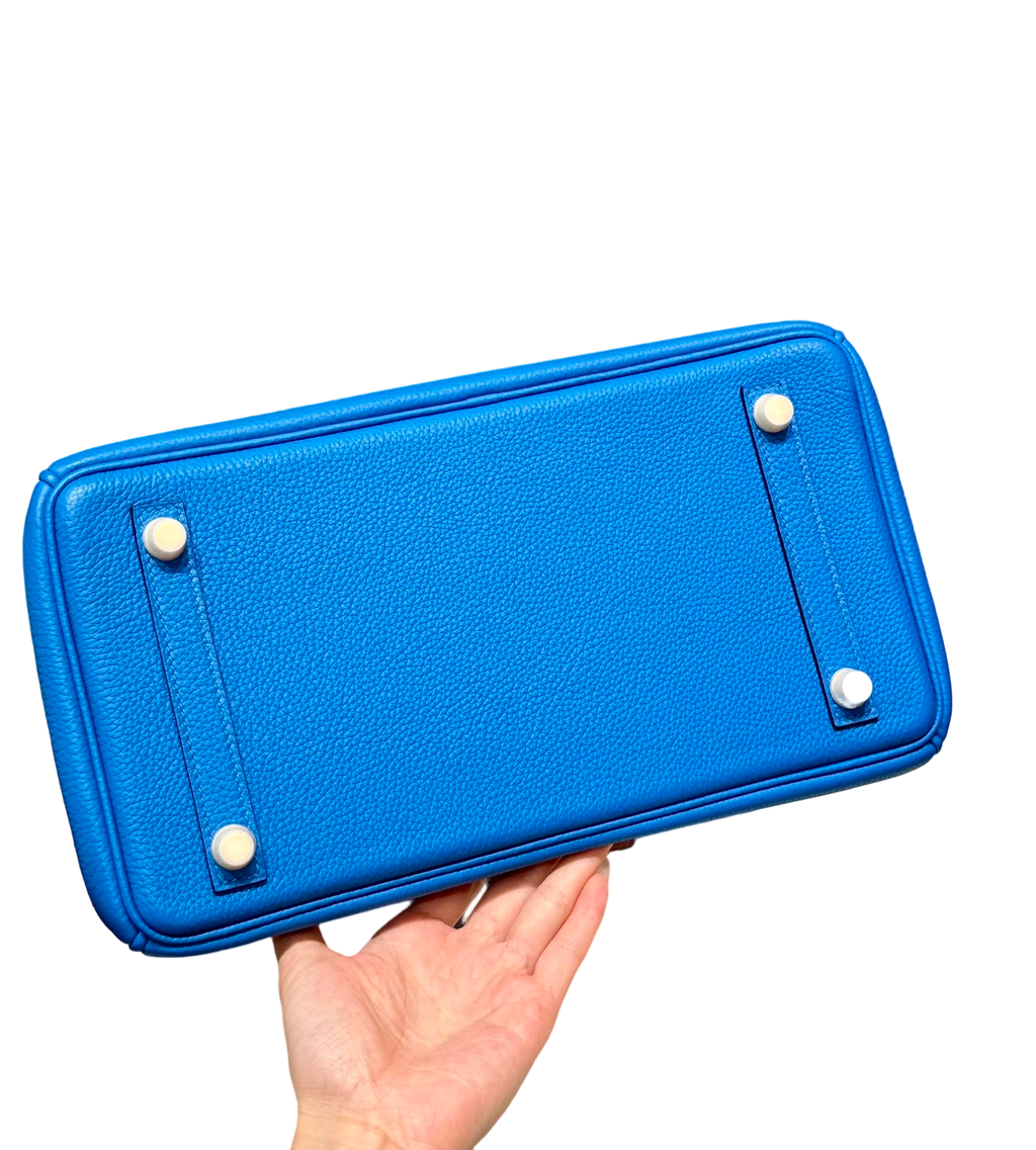 Birkin  Togo – Bleu Zanzibar | Gold-Plated