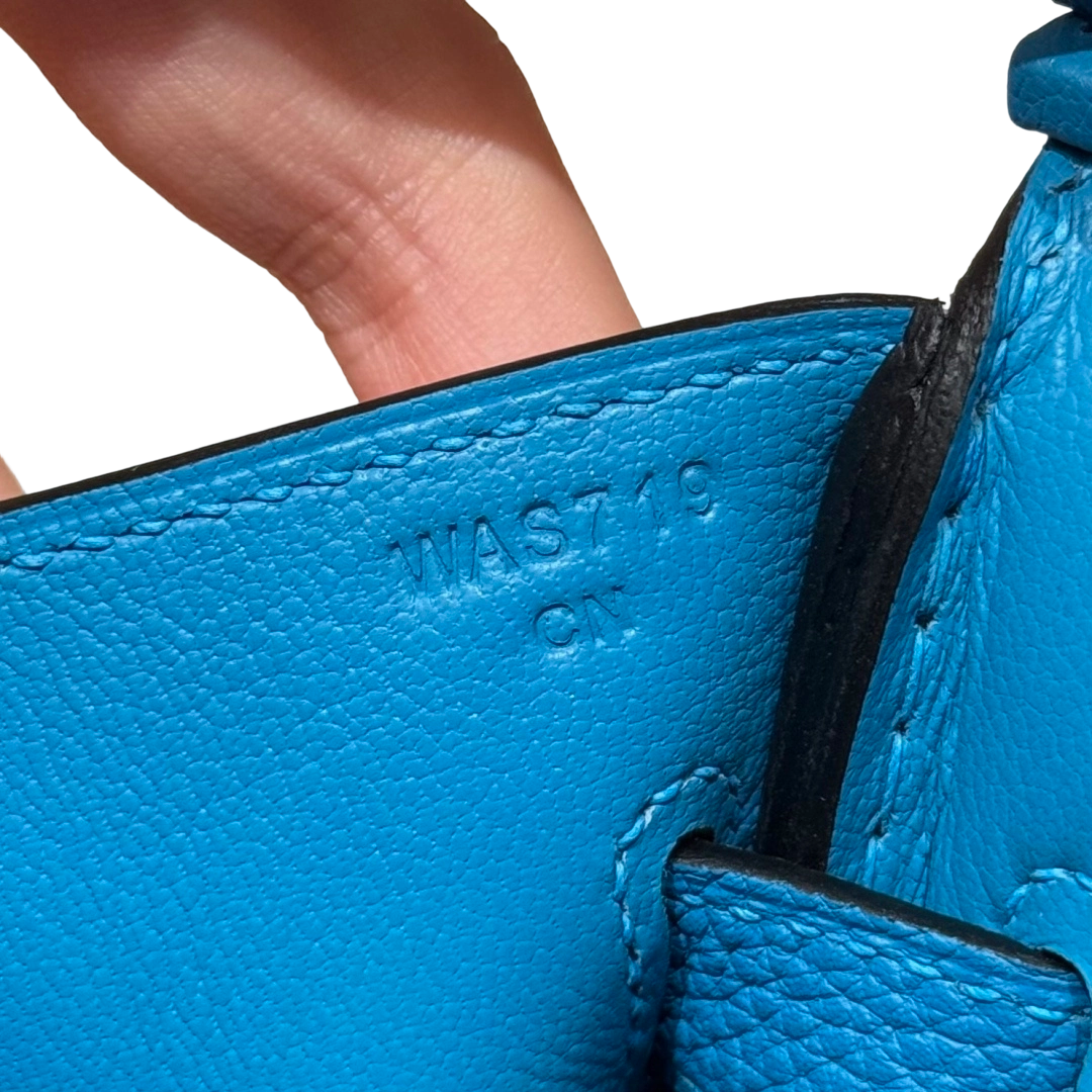 Birkin  Togo – Bleu Zanzibar | Palladium