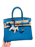 Birkin  Togo – Bleu Zanzibar | Palladium