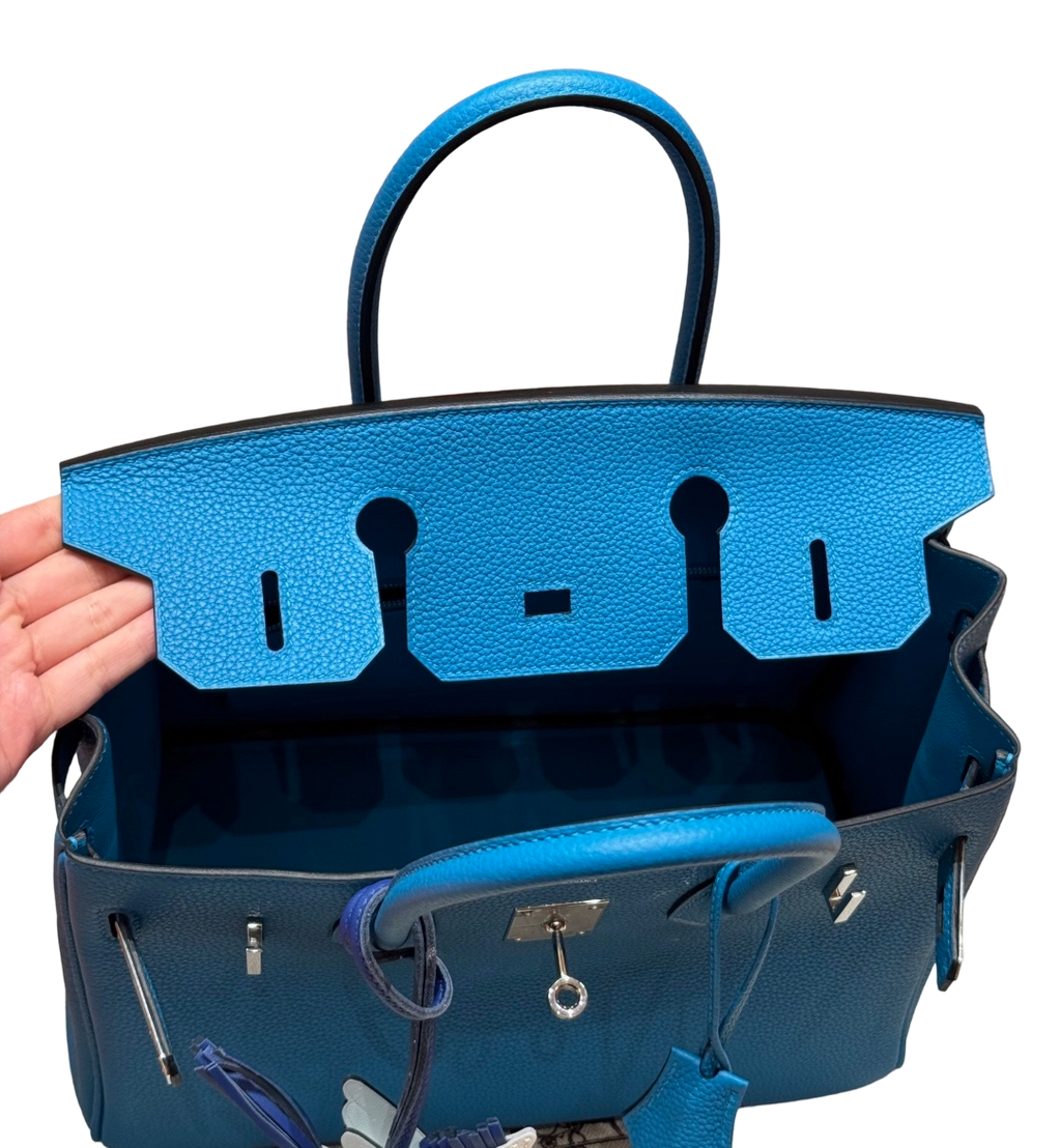 Birkin  Togo – Bleu Zanzibar | Palladium