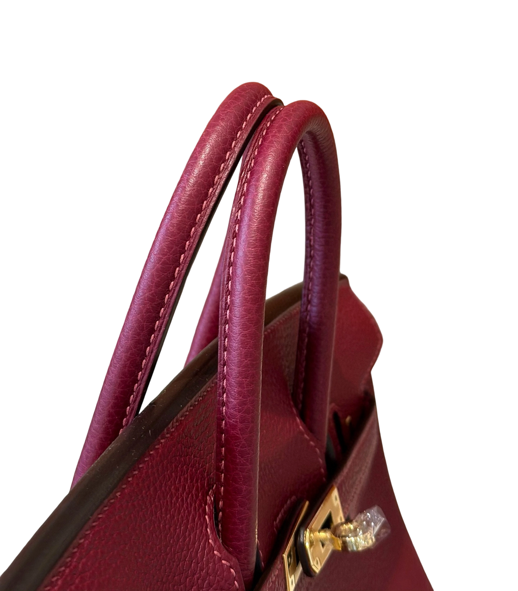 Birkin  Togo – Bordeaux Red | Gold-Plated