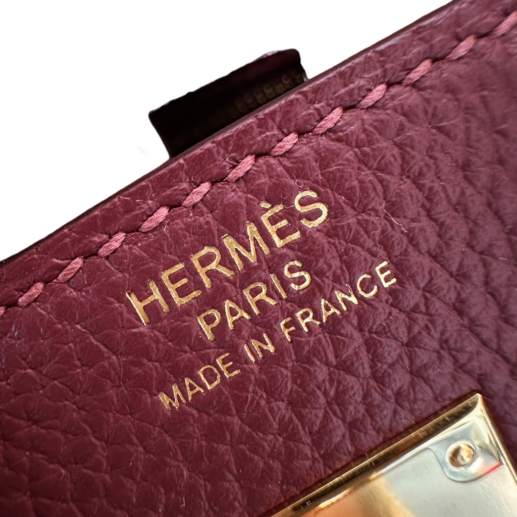 Birkin  Togo – Bordeaux Red | Gold-Plated