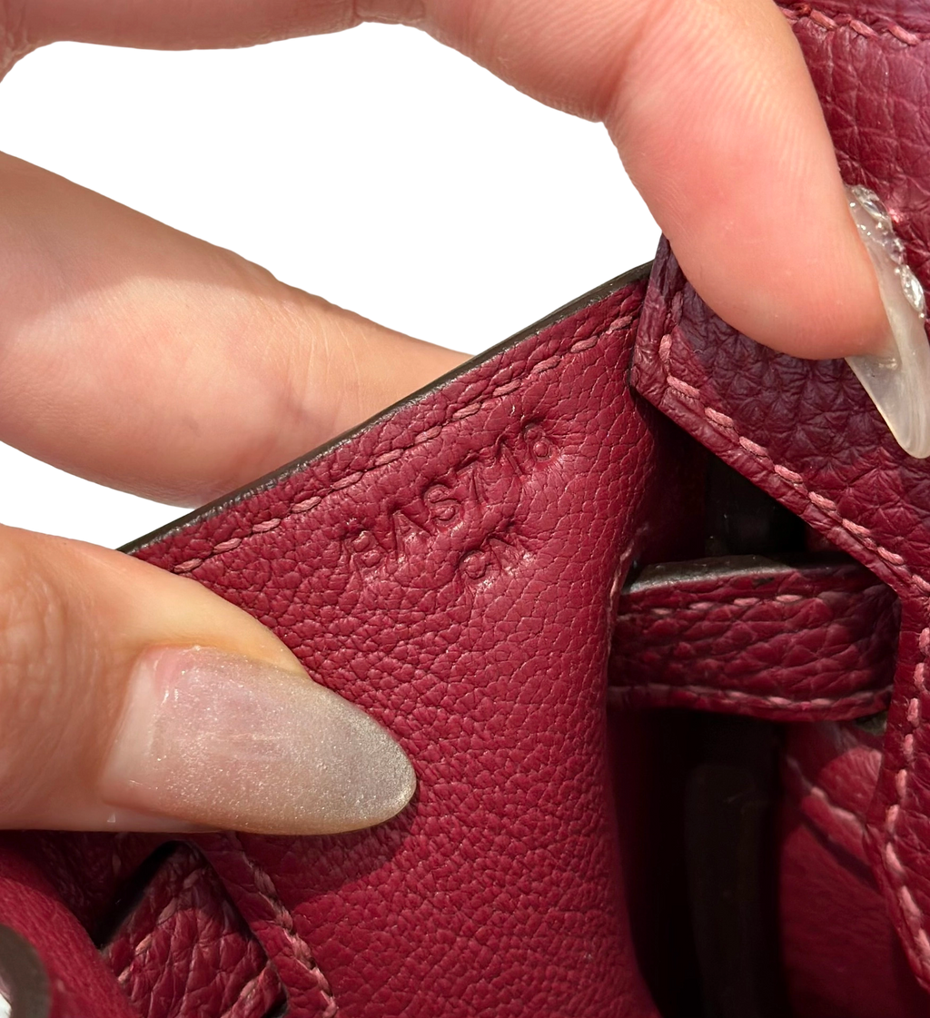 Birkin  Togo – Bordeaux Red | Gold-Plated