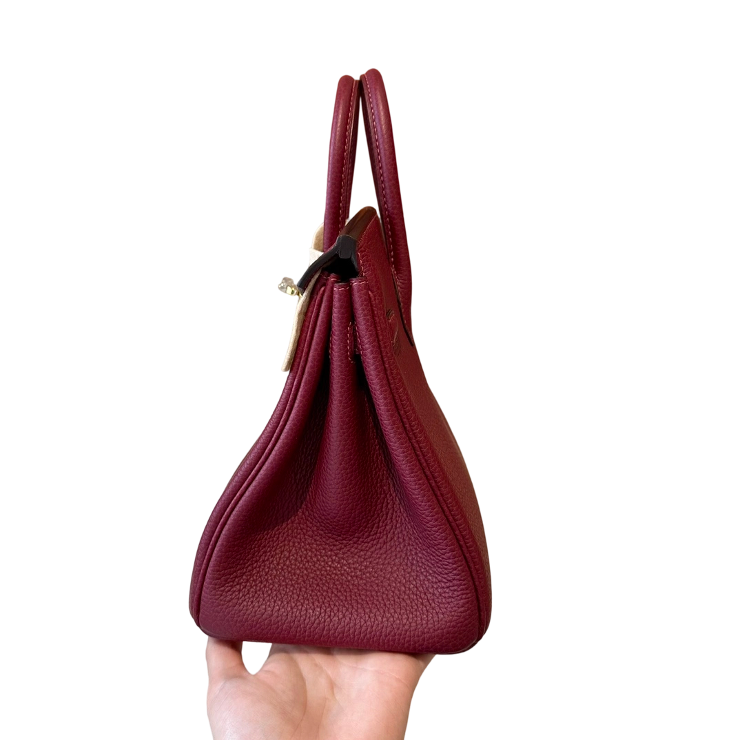 Birkin  Togo – Bordeaux Red | Gold-Plated