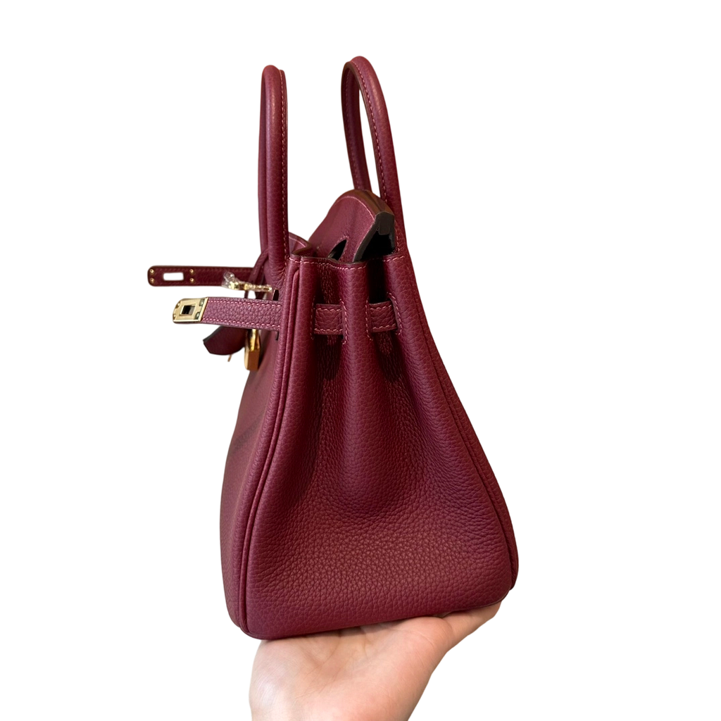 Birkin  Togo – Bordeaux Red | Gold-Plated