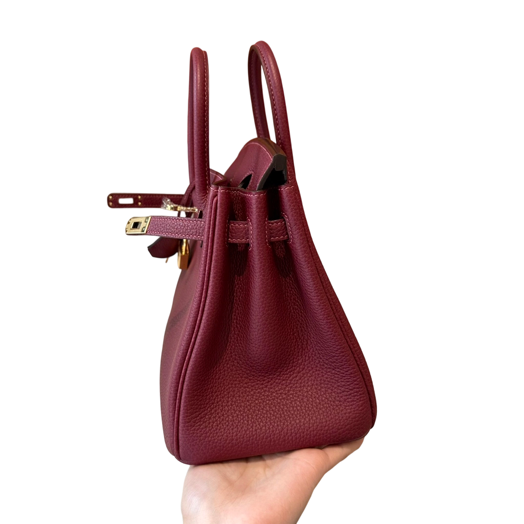 Birkin  Togo – Bordeaux Red | Gold-Plated