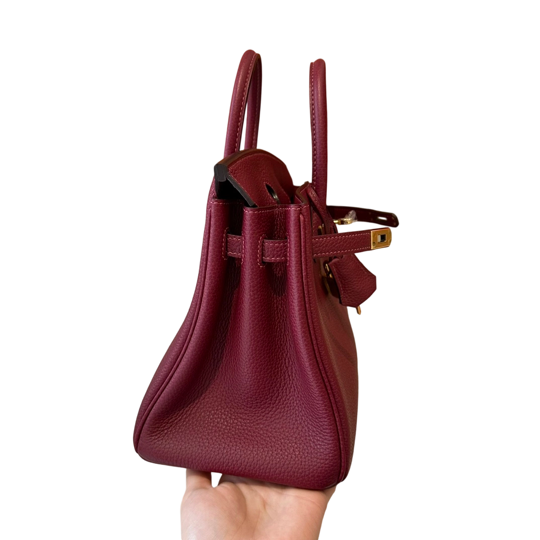 Birkin  Togo – Bordeaux Red | Gold-Plated