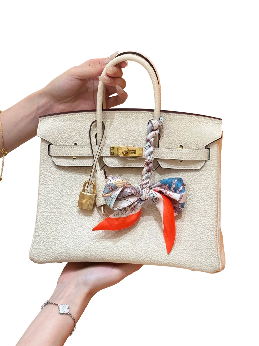Birkin  Togo – Cream White | Gold-Plated