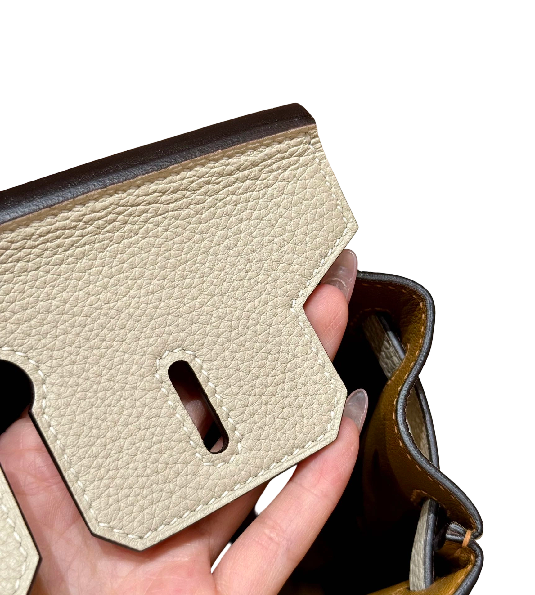 Birkin  Togo – Cream White | Gold-Plated