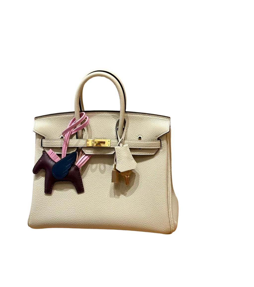 Birkin  Togo – Cream White | Gold-Plated
