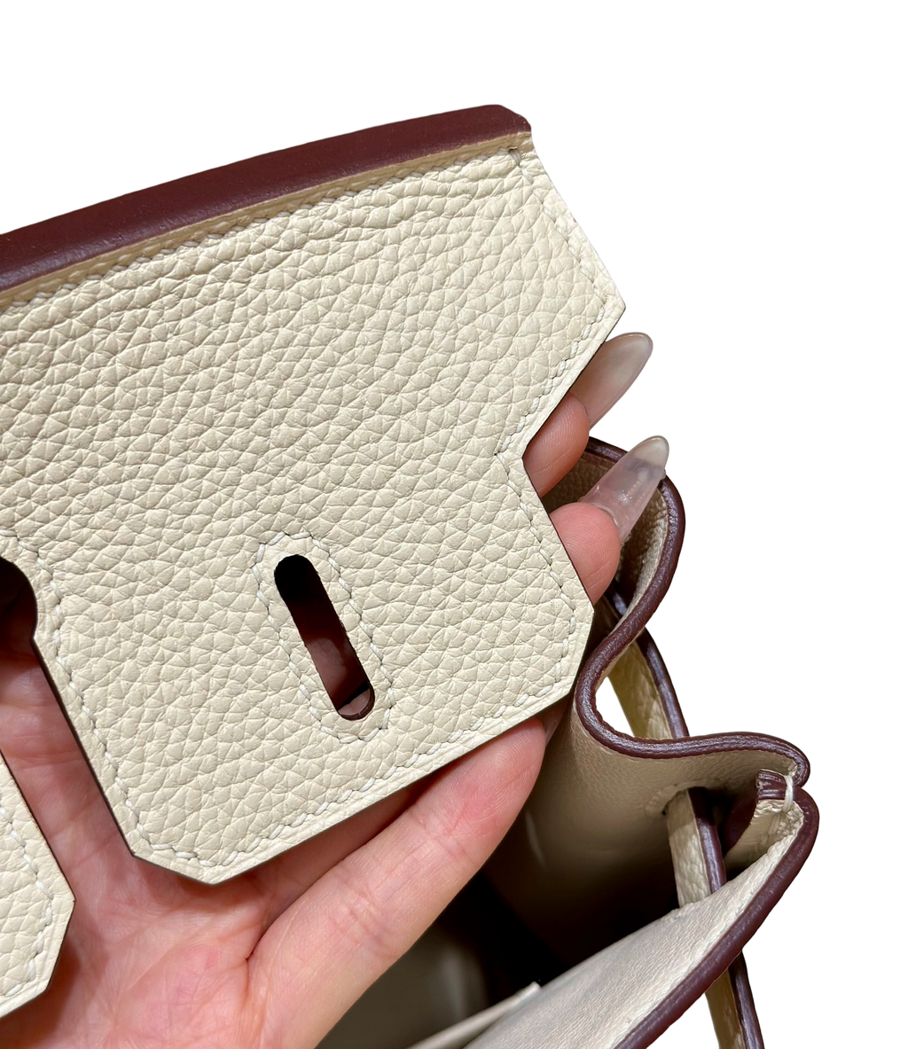 Birkin  Togo – Cream White | Rose Gold-Plated