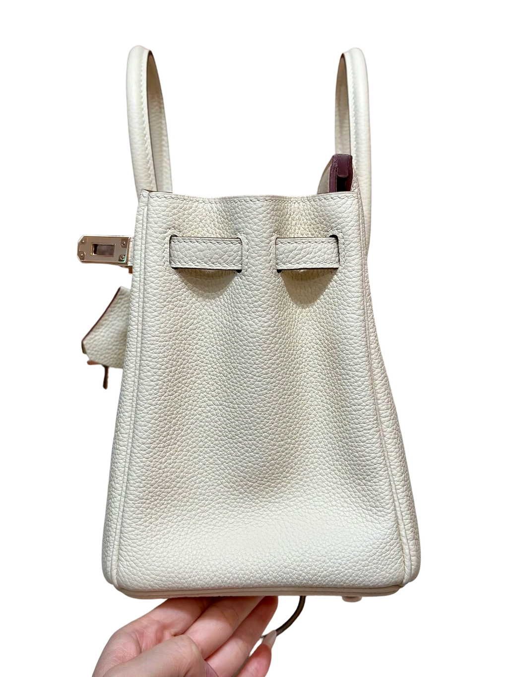 Birkin  Togo – Cream White | Rose Gold-Plated