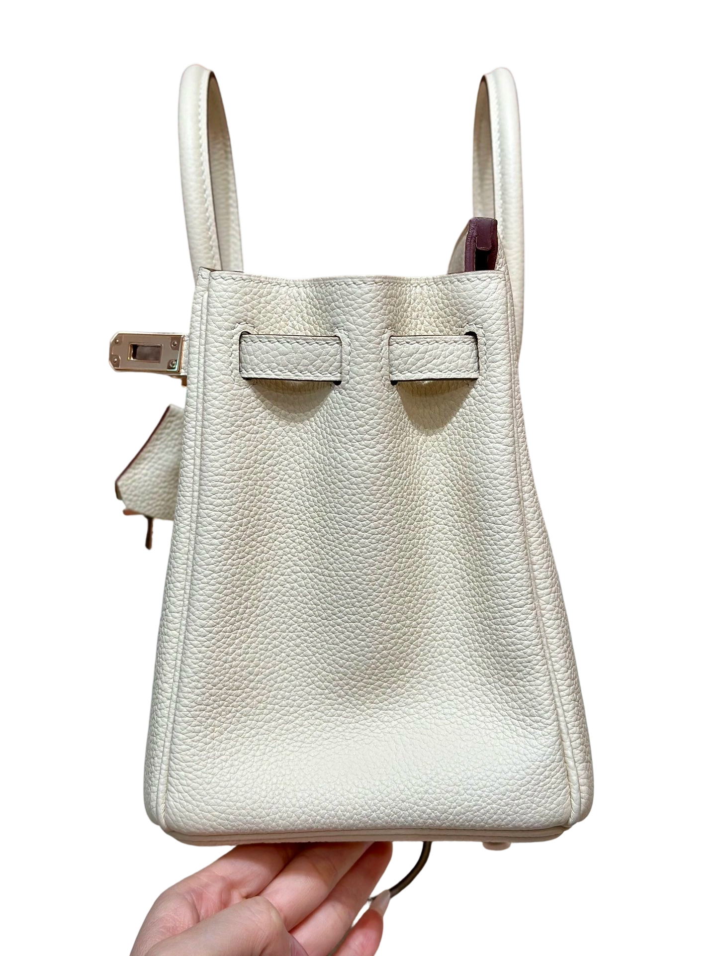 Birkin  Togo – Cream White | Rose Gold-Plated