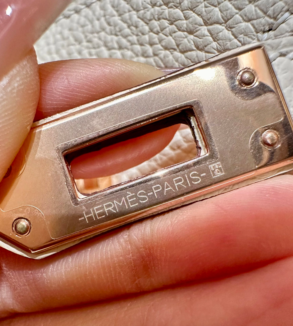 Birkin  Togo – Cream White | Rose Gold-Plated
