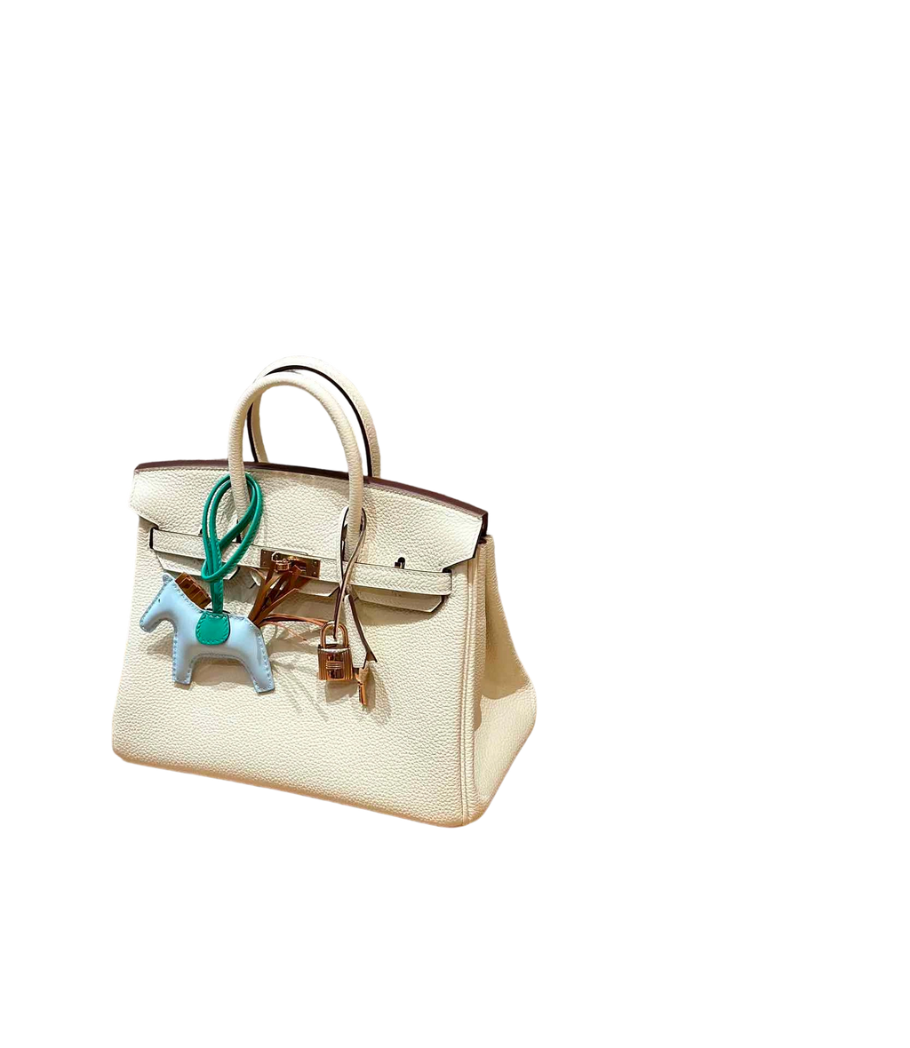 Birkin  Togo – Cream White | Rose Gold-Plated