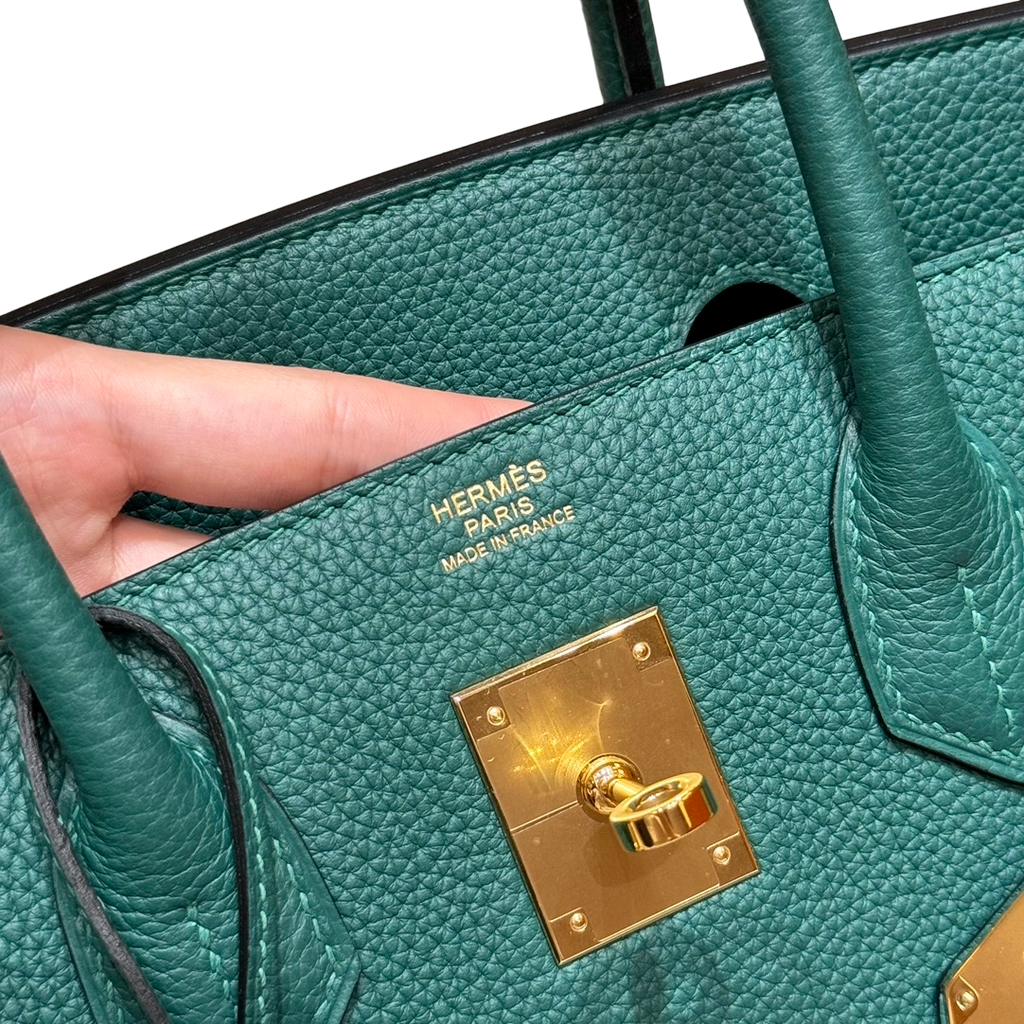 Birkin  Togo – Peacock Green | Gold-Plated