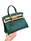 Birkin  Togo – Peacock Green | Gold-Plated