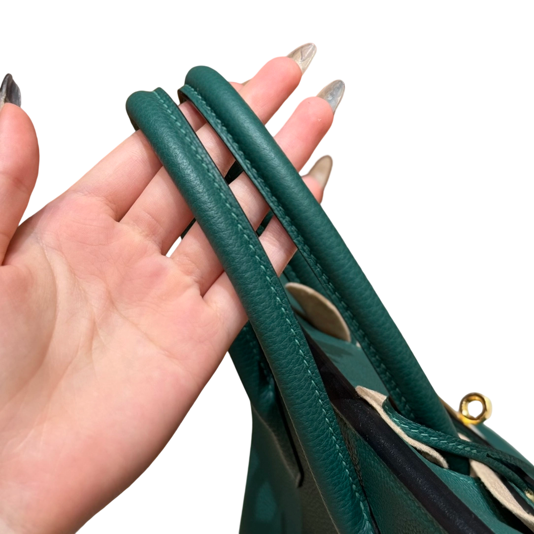 Birkin  Togo – Peacock Green | Gold-Plated