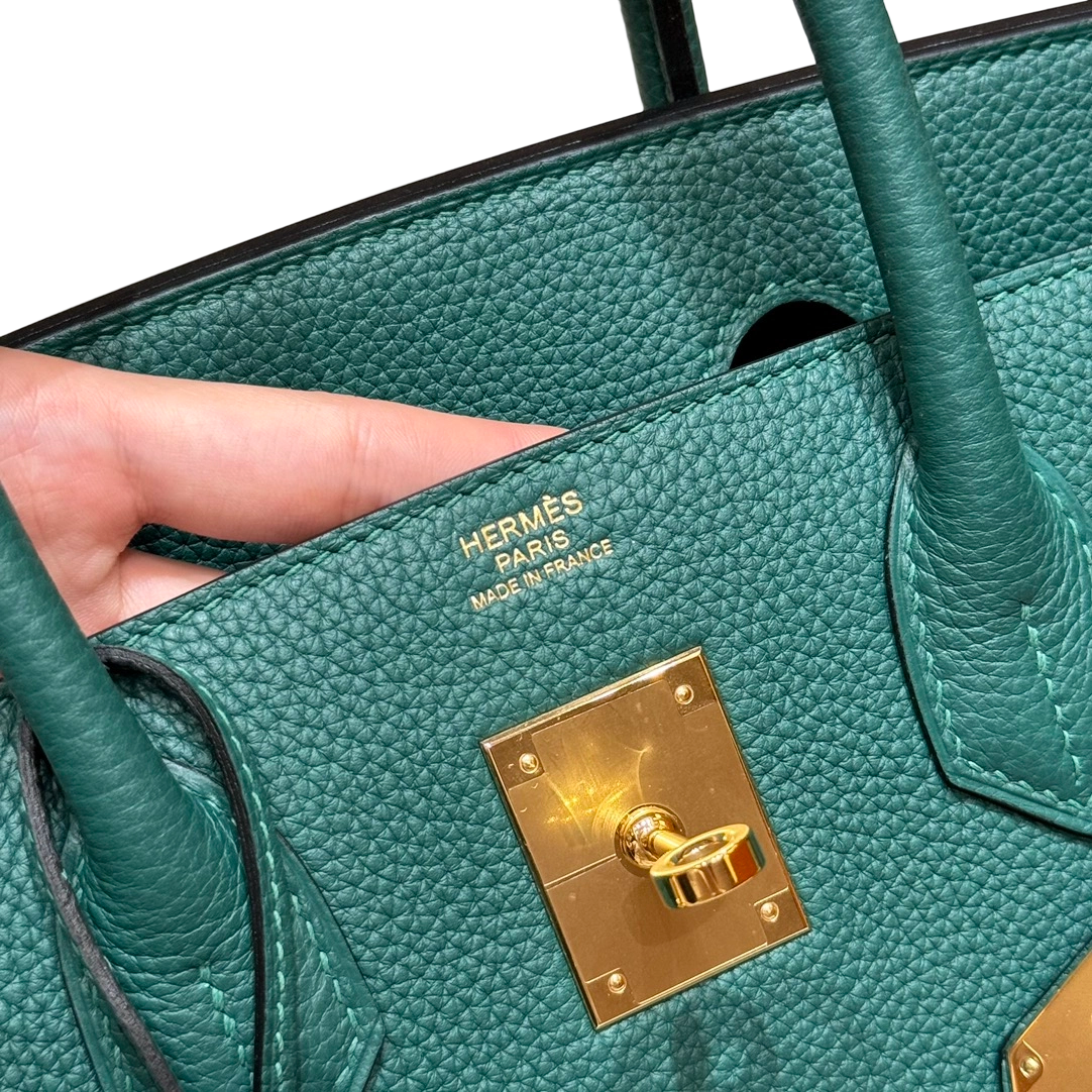 Birkin  Togo – Peacock Green | Gold-Plated