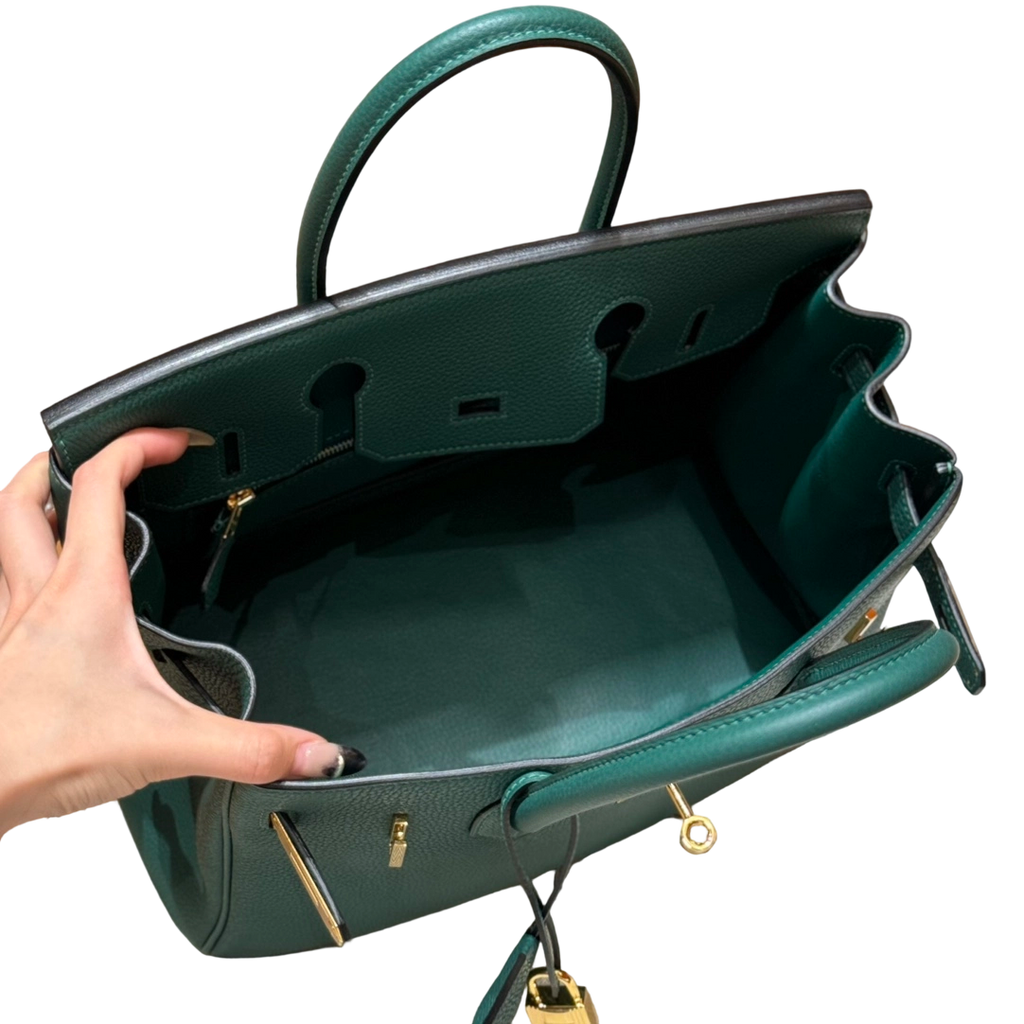 Birkin  Togo – Peacock Green | Gold-Plated