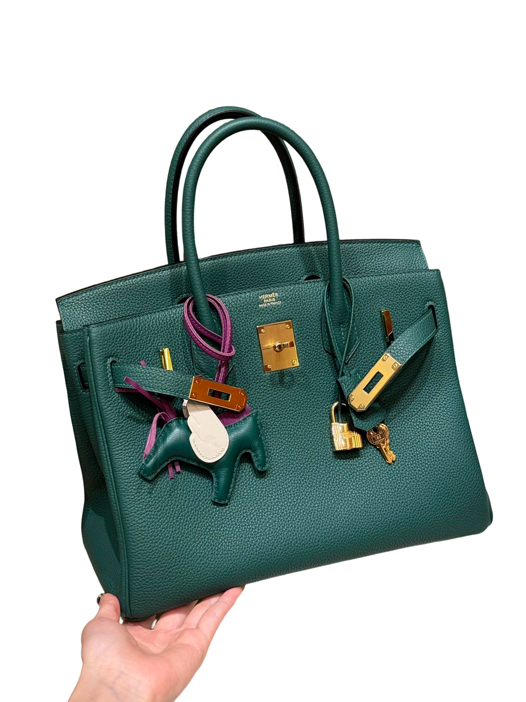 Birkin  Togo – Peacock Green | Gold-Plated