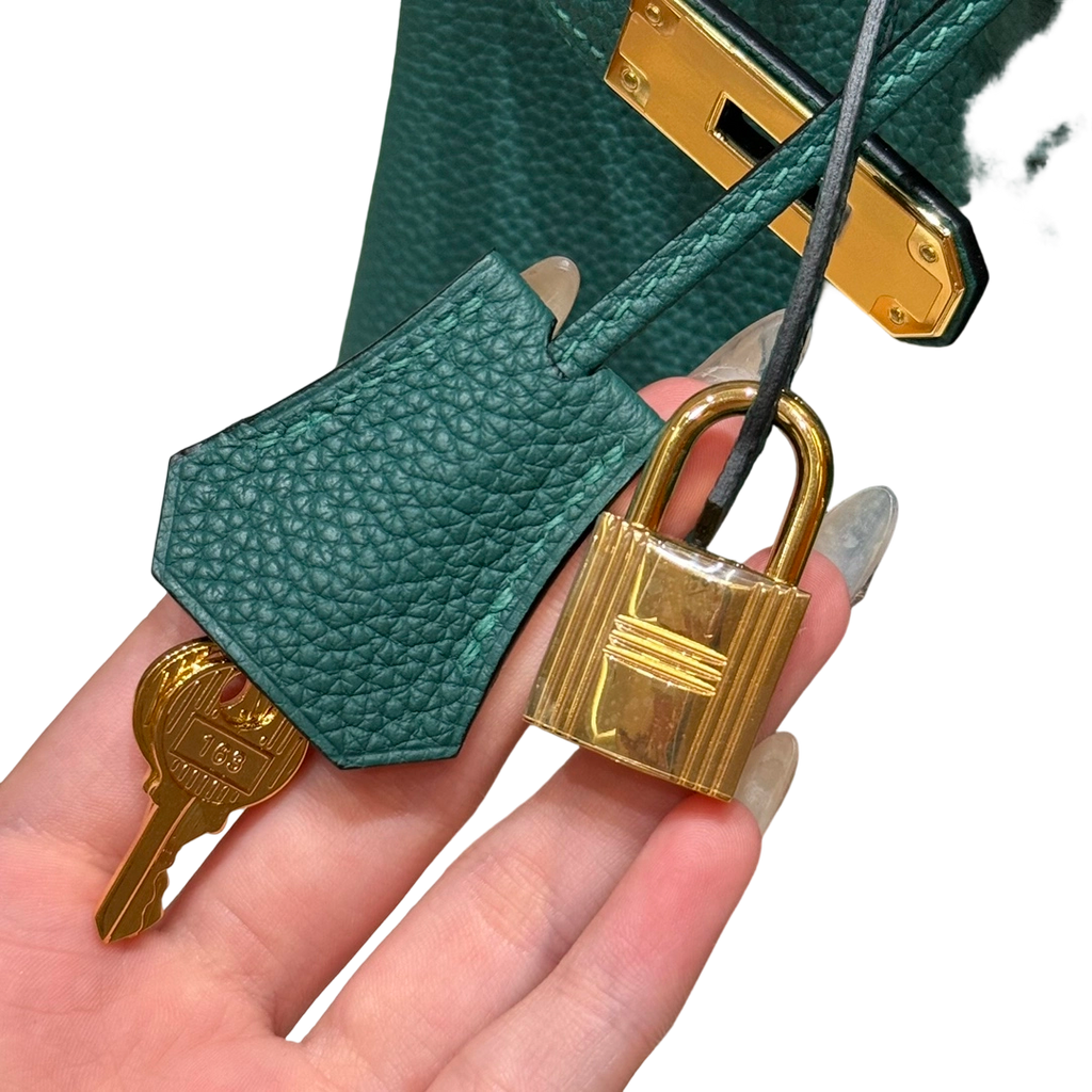Birkin  Togo – Peacock Green | Gold-Plated