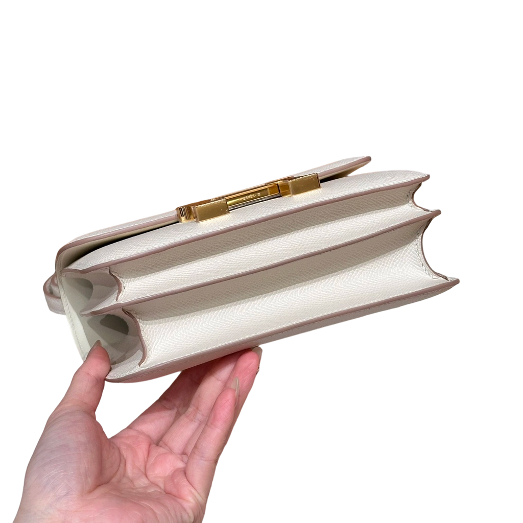 Constance  Epsom – Craie| Gold-Plated