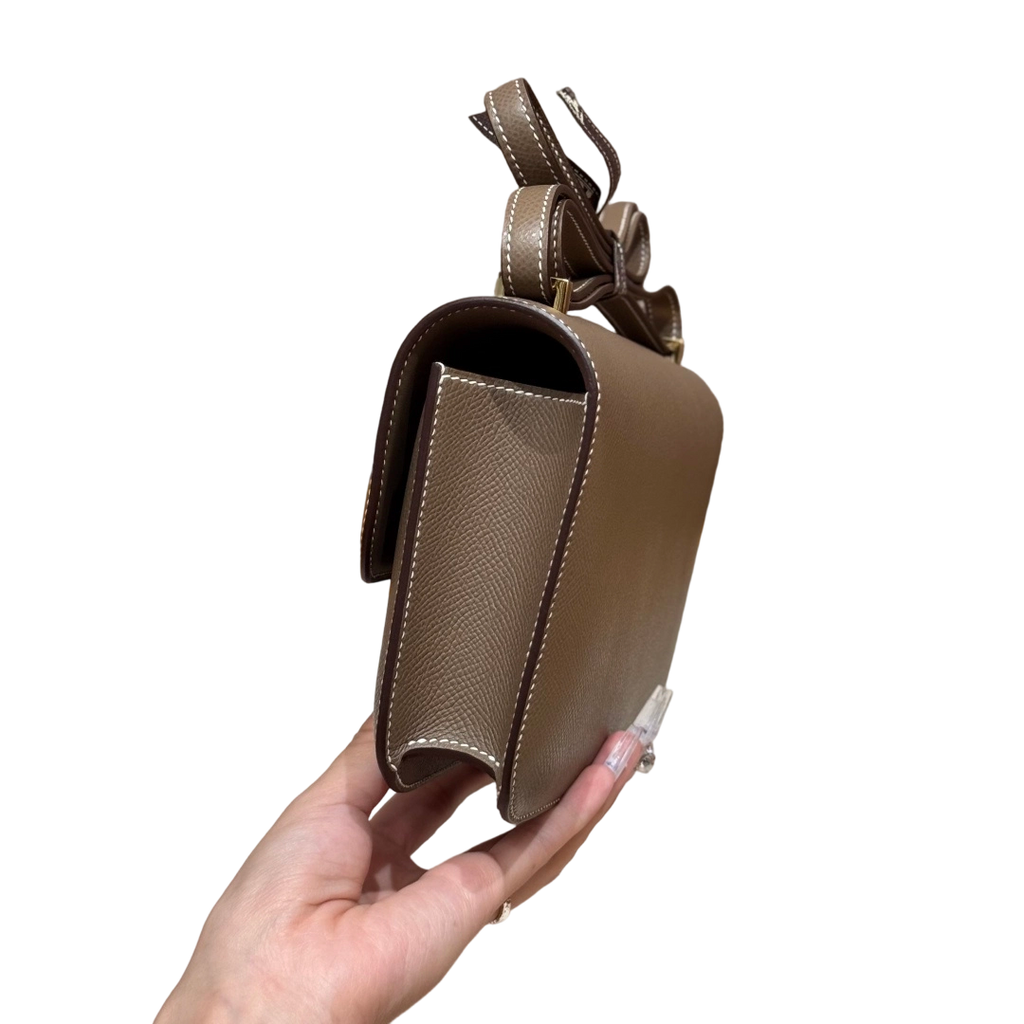 Constance  Epsom  – Etoupe | Gold-Plated