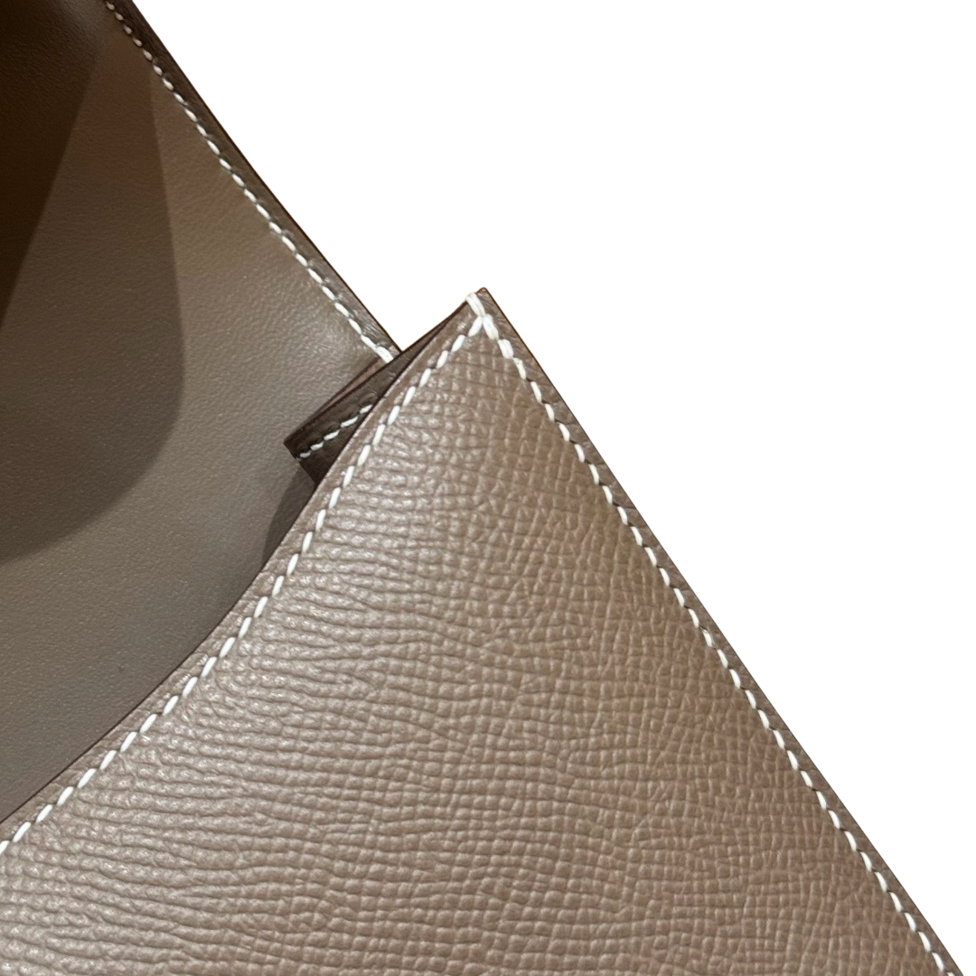 Constance  Epsom  – Etoupe | Gold-Plated