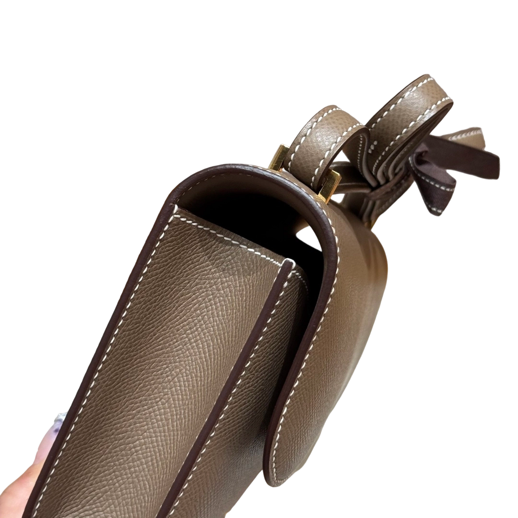 Constance  Epsom  – Etoupe | Gold-Plated