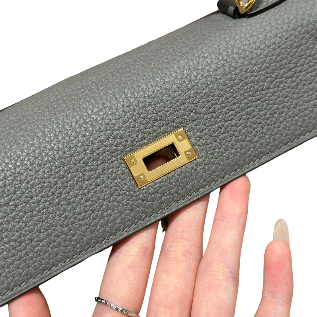 Kelly  Togo – Storm Cloud Grey | Gold-Plated