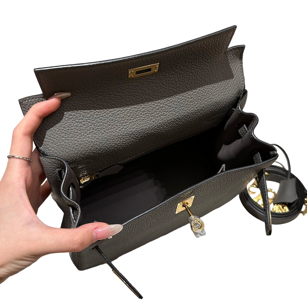 Kelly  Togo – Storm Cloud Grey | Gold-Plated