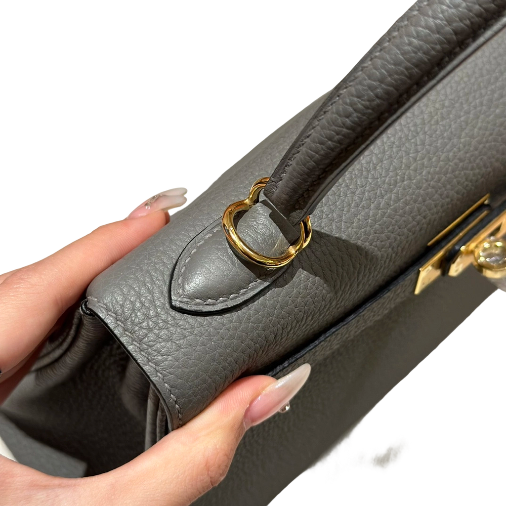 Kelly  Togo – Storm Cloud Grey | Gold-Plated