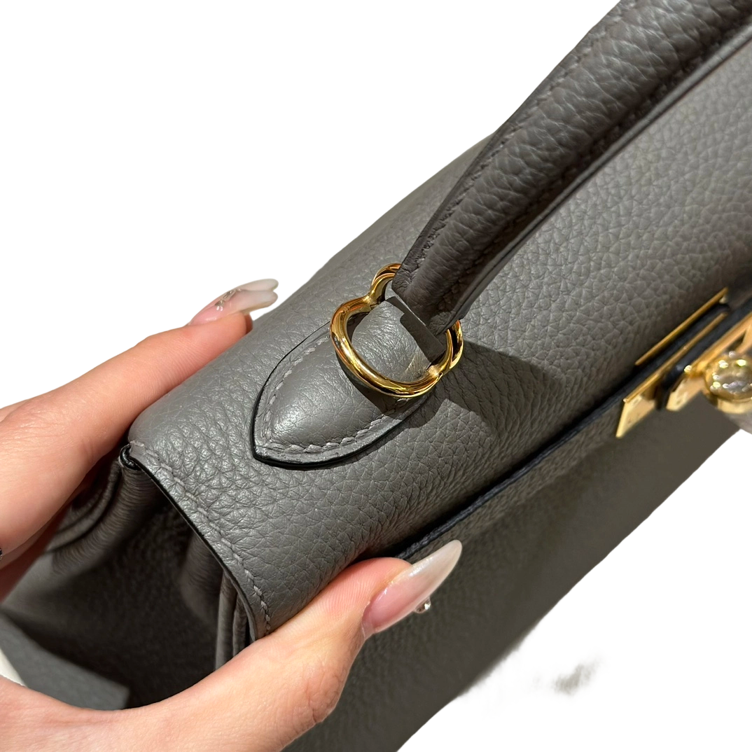 Kelly  Togo – Storm Cloud Grey | Gold-Plated