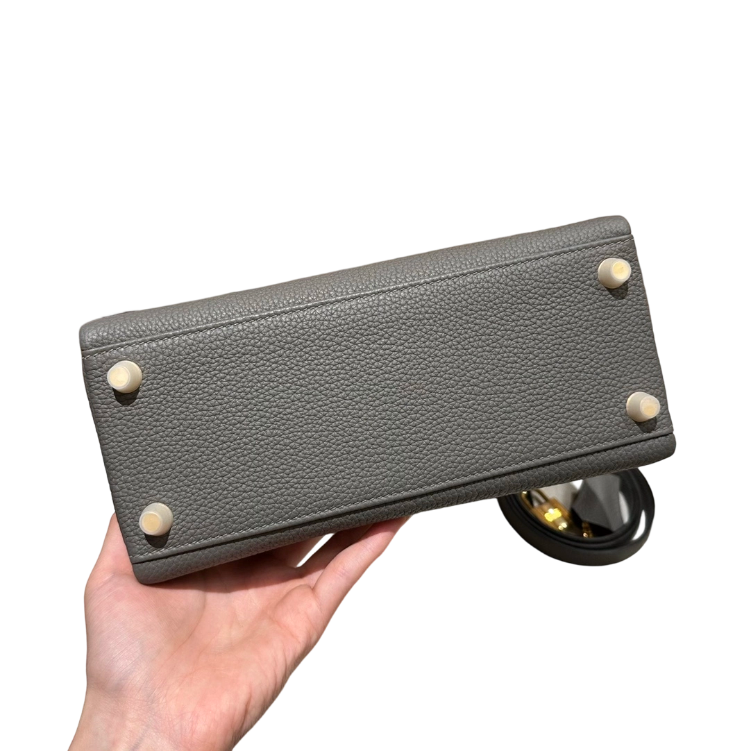 Kelly  Togo – Storm Cloud Grey | Gold-Plated