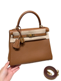 Kelly  Togo – Gold Brown | Gold-Plated