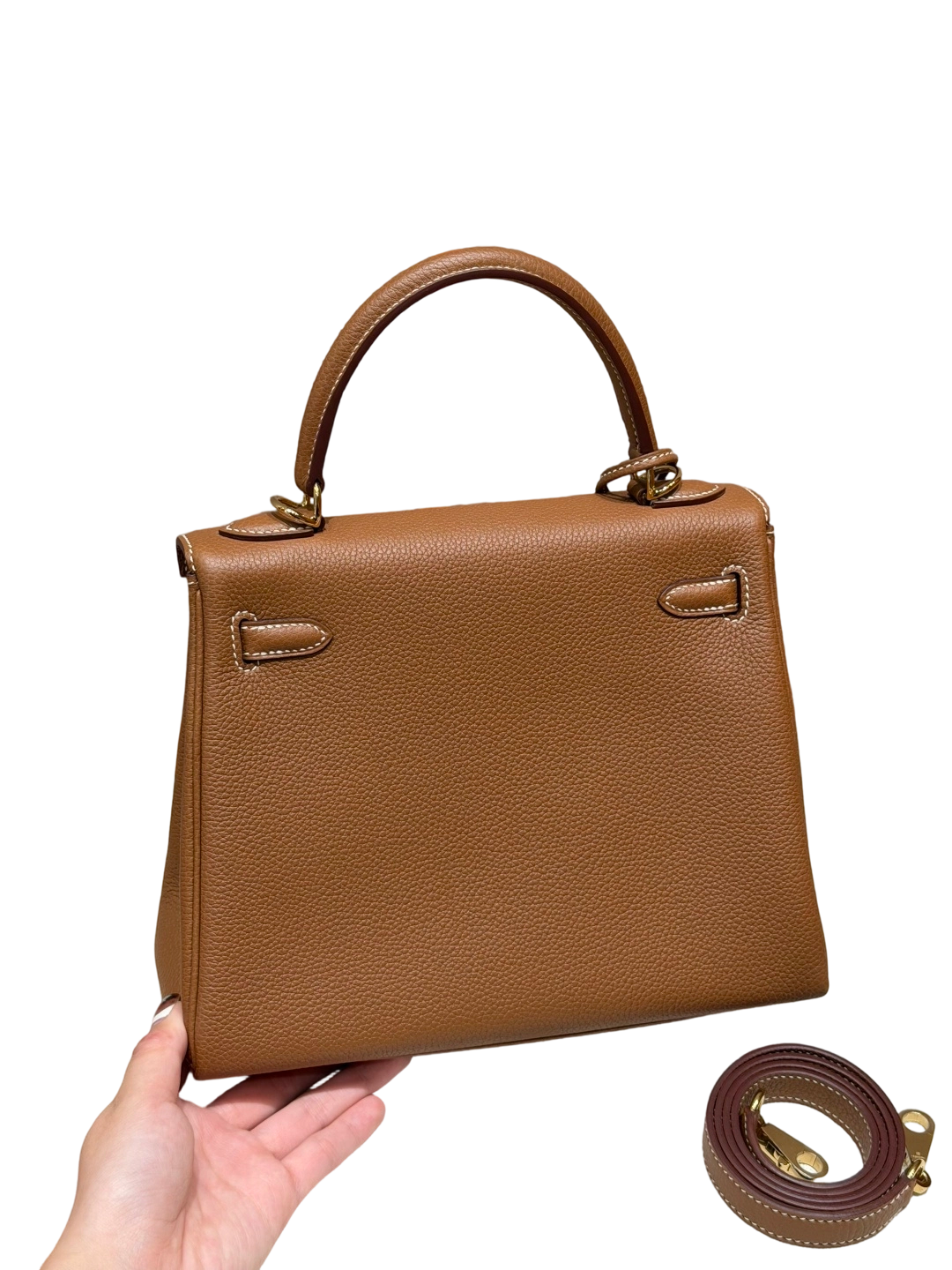 Kelly  Togo – Gold Brown | Gold-Plated