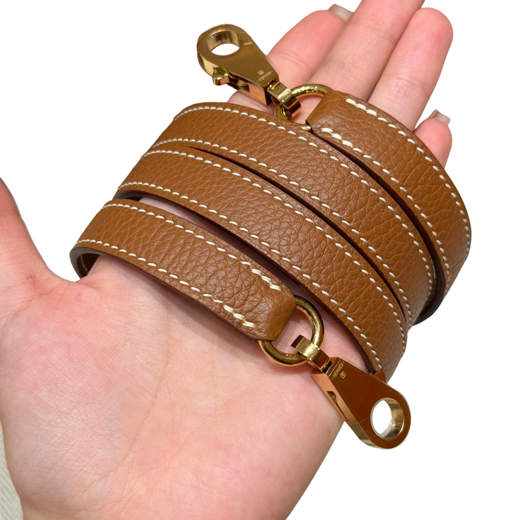 Kelly  Togo – Gold Brown | Gold-Plated