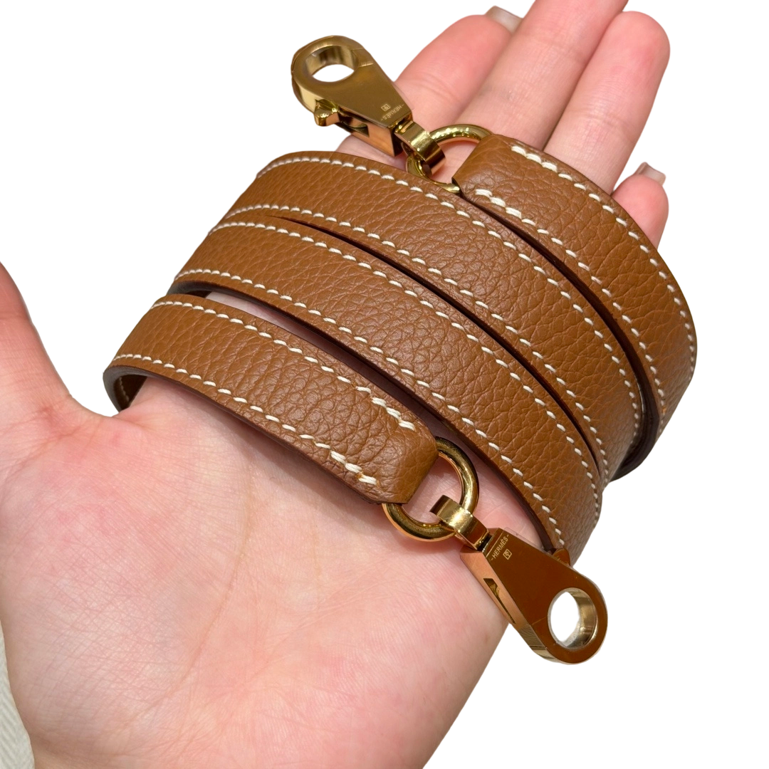 Kelly  Togo – Gold Brown | Gold-Plated