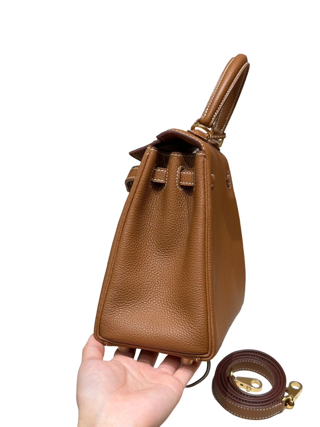 Kelly  Togo – Gold Brown | Gold-Plated