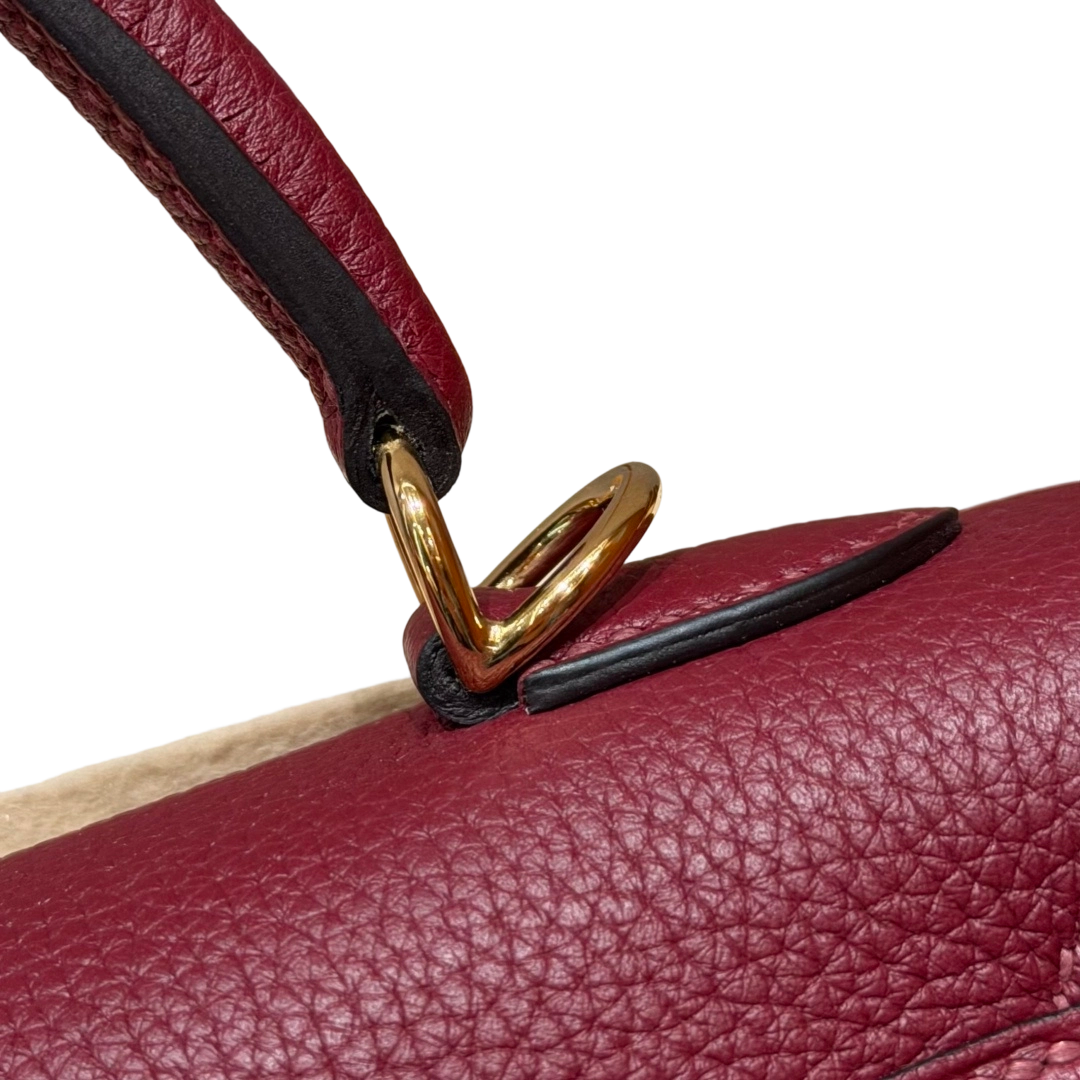 Kelly  Togo – Hermès Red | Gold-Plated
