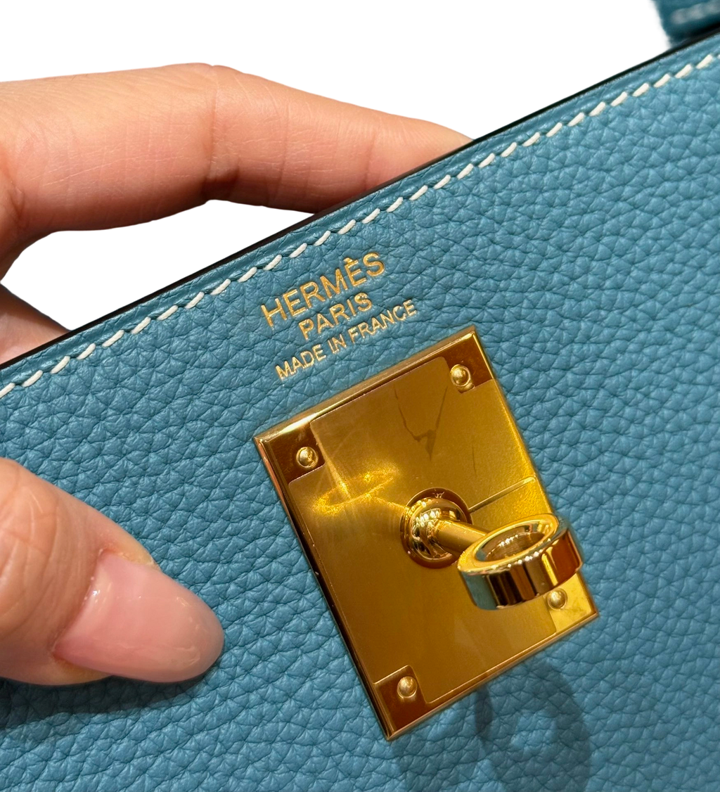Kelly  Togo – Bleu Jean | Gold-Plated