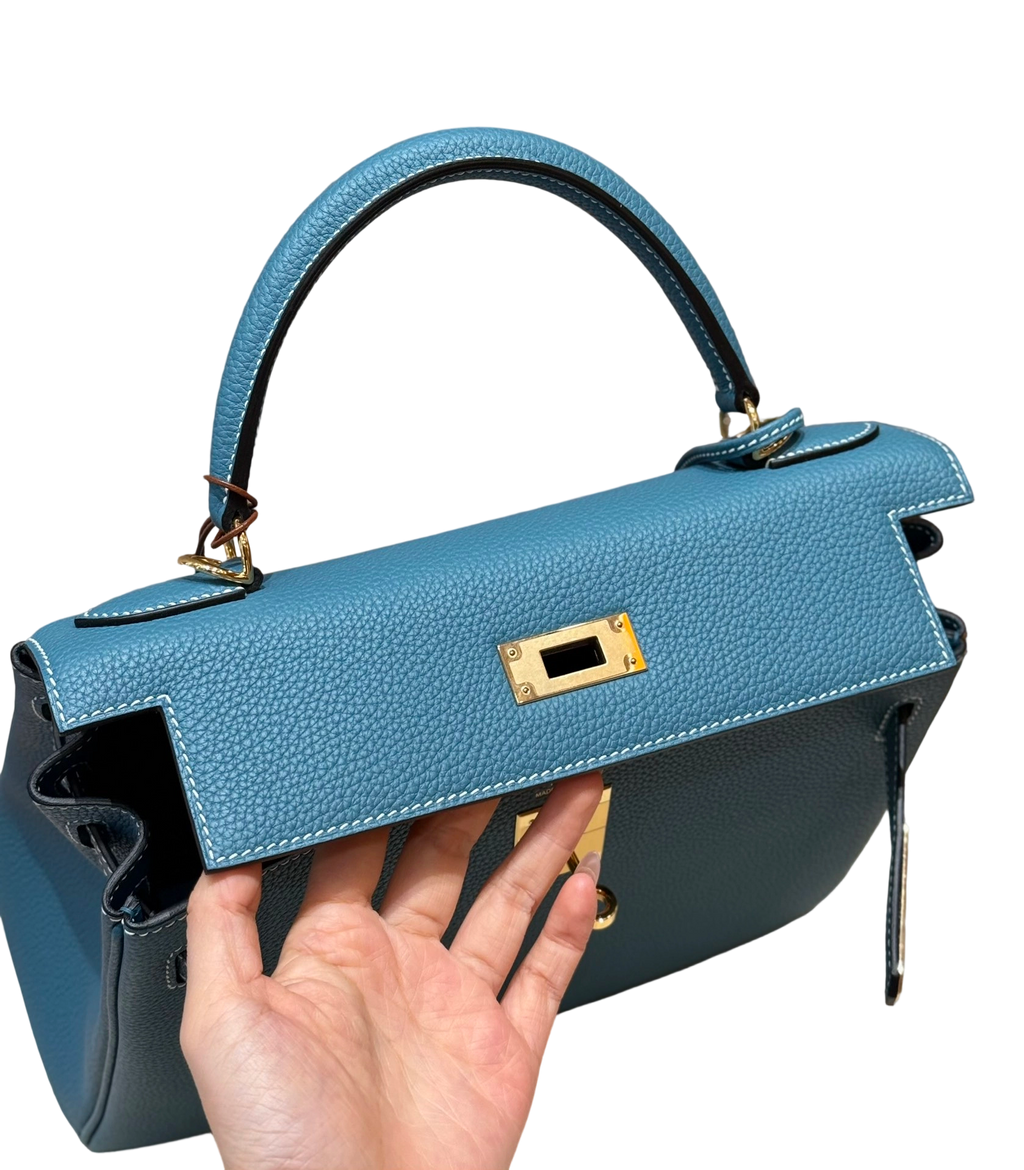 Kelly  Togo – Bleu Jean | Gold-Plated