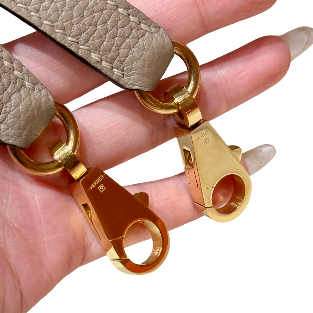 Kelly  Togo – Gris Tourterelle | Gold-Plated
