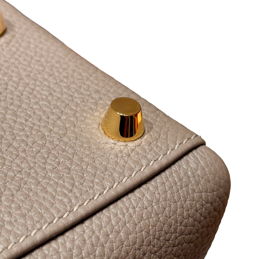 Kelly  Togo – Gris Tourterelle | Gold-Plated