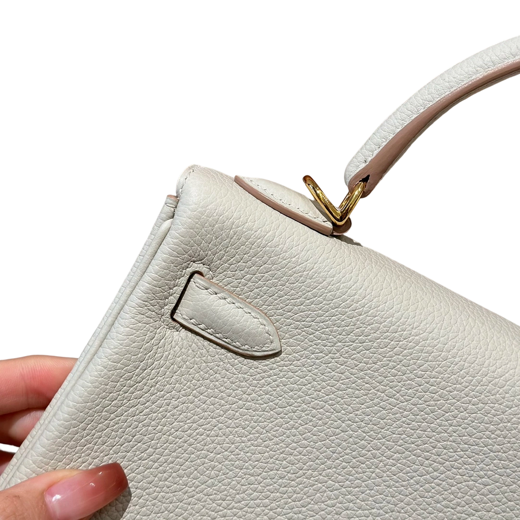 Kelly  Togo – Glacier White | Gold-Plated